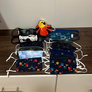 Gently used cloth masks (14 total)